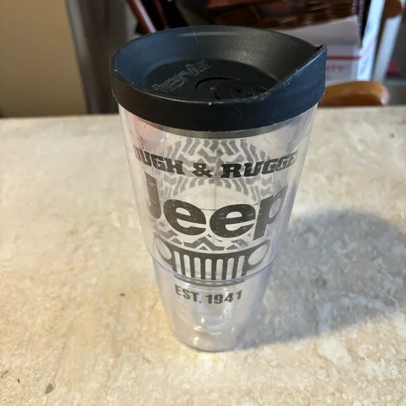 Tough & Rugged Jeep Est. 1941 Tervis Insulated Cup Never Used